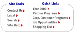 Site Tools / Quick Links